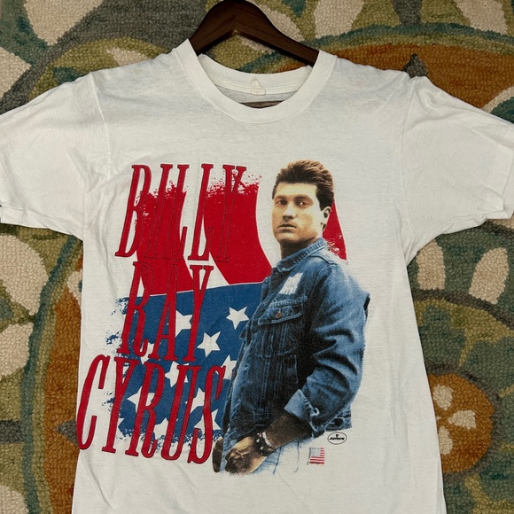 Official Merch 90's Billy Ray Cyrus Concert Tshirt Size M - Picture 1 of 4